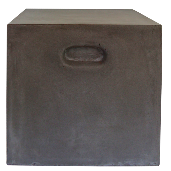 Σκαμπώ Fiberflex square light grey