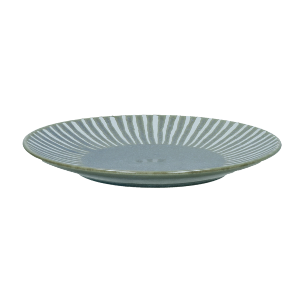 Πιάτο γλυκού Asana grey blue (6 τεμάχια)