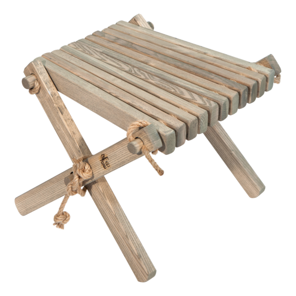 Σκαμπώ Lilly ash grey oiled