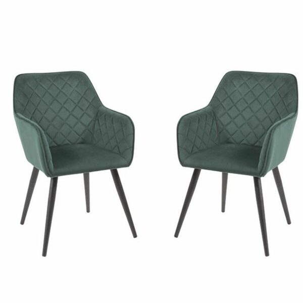 chaise-velours-accoudoir-vert-chacorvert