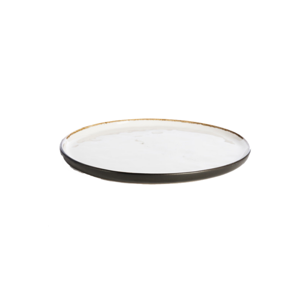 Πιάτο γλυκού Q4 black/white (6 τεμάχια)