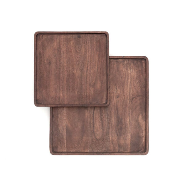 Σετ/2 ξύλα κοπής Mahogany acacia wood