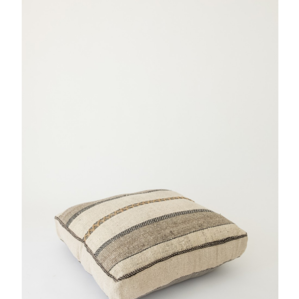 Πουφ Touareg ecru/black