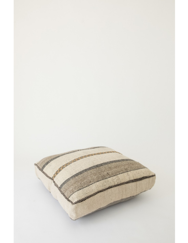 Πουφ Touareg ecru/black