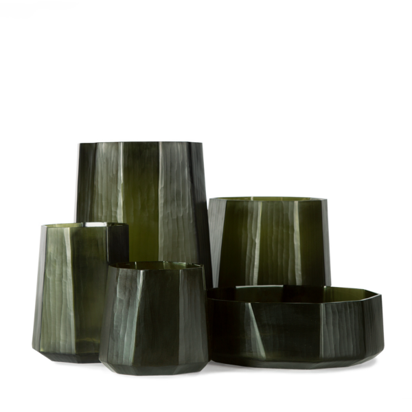 white-OKKA-Black-Steelgrey-GUAXS-Dark-Green-Vases
