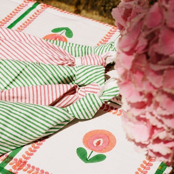 Serviettes Klimt 1 Green (Lot de 2)