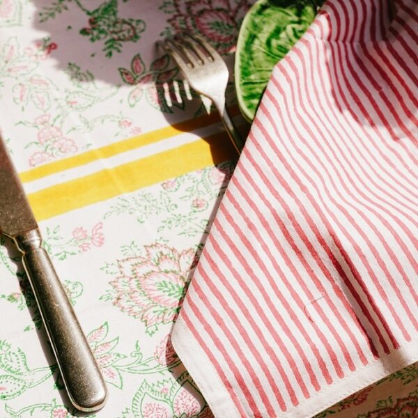 Serviettes Klimt 1 Pink (Lot de 2)