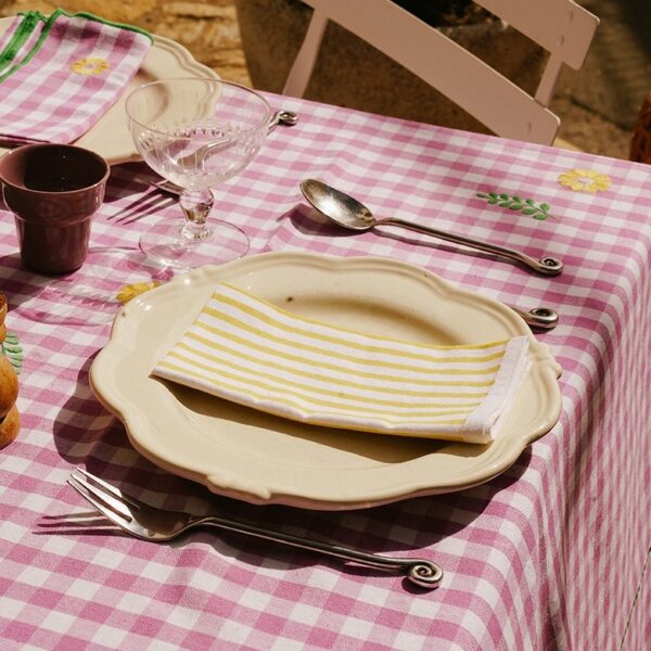 Serviettes Klimt 2 Yellow (Lot de 2) (2)