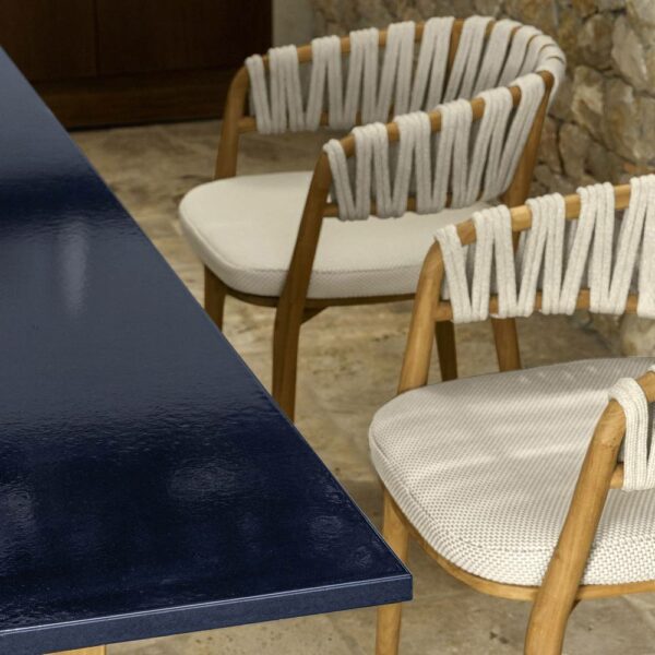 Venice Dining Armchair Natural Teak Nut