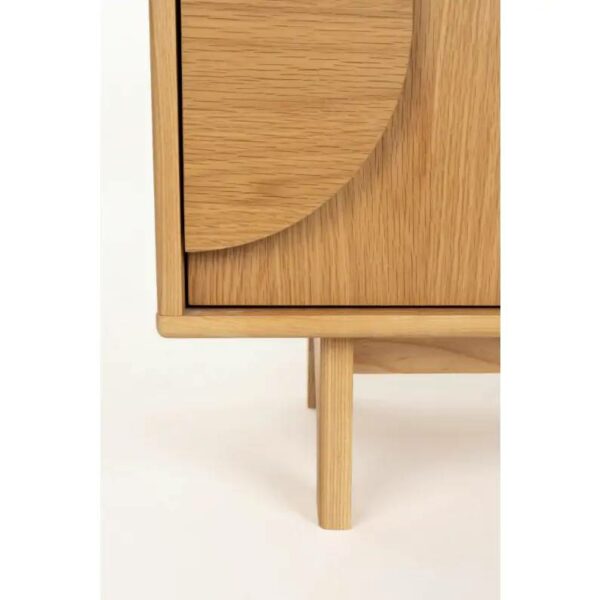 groove 3 Groove Sideboard 2 Doors - Natural Oak, 82x40xH58