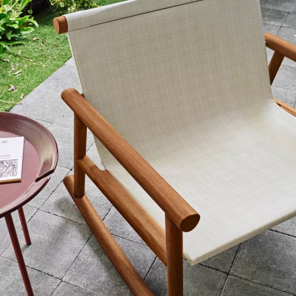 Outdoor Armchair Rocking Hashi 09 Beige