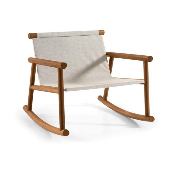 Outdoor Armchair Rocking Hashi 09 Beige