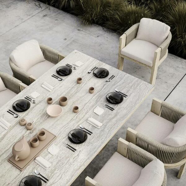 Outdoor Dining Chair 62×63×H67