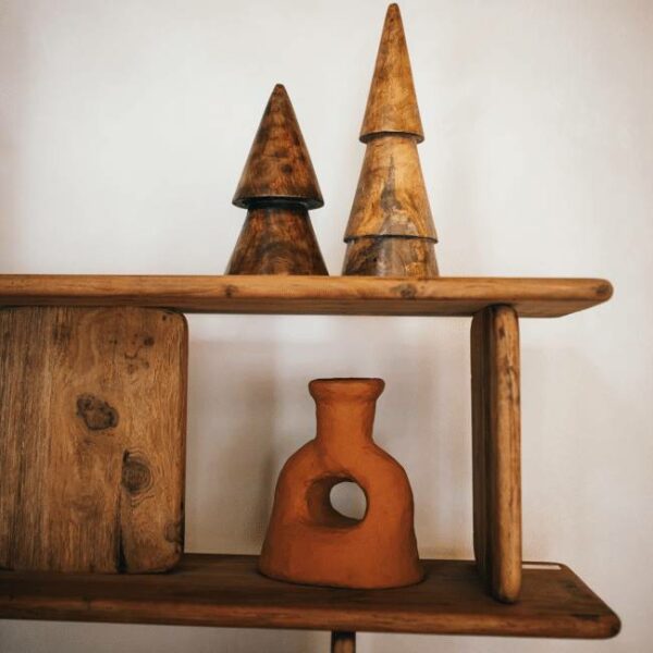 Ραφιέρα Matteo - Ξύλινη, 122x30xH183