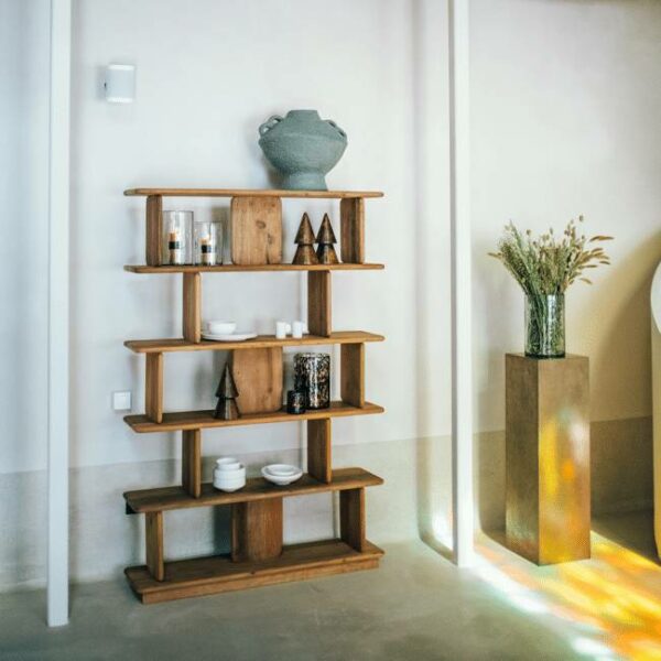 Ραφιέρα Matteo - Ξύλινη, 122x30xH183