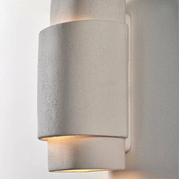 pierre 5 Pierre Wall Lamp - Beige, L18,5xW12,5xH28
