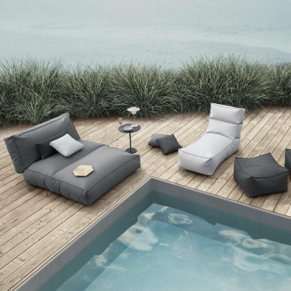 Stay Outdoor Bed - Earth Bouclé, 120×190×H50