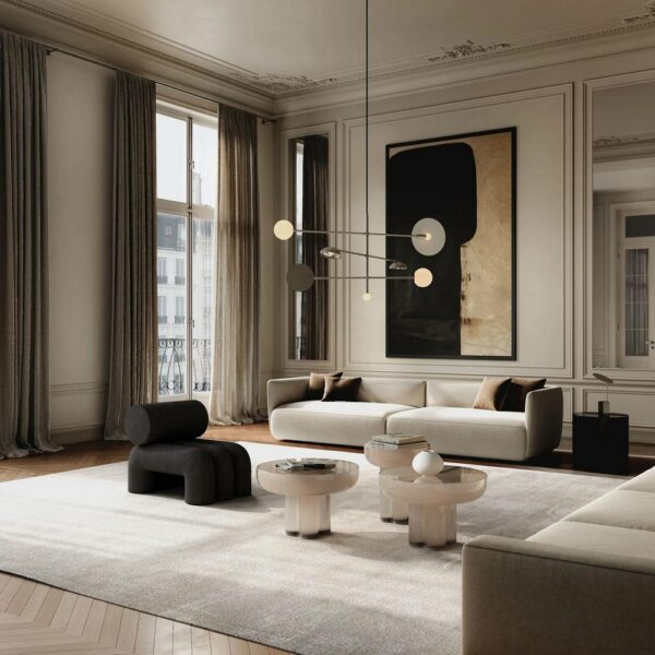 Βάζο Sunao Φατ - Κεραμικό, 18.5x18.5xH14.5