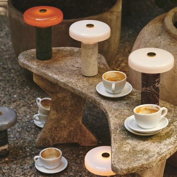 Trip Table Lamp - Ceramic Base/Matt White, Ø17xH21