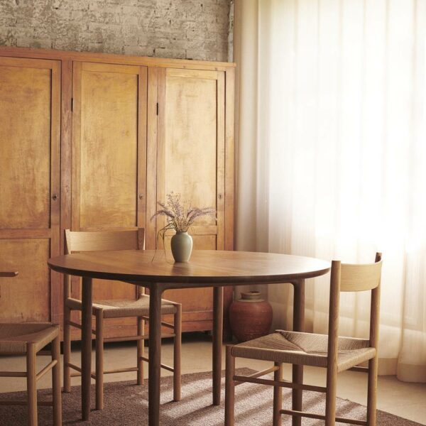 F-Chair Με Μπράτσα - Μασίφ Δρυς, 54,5xH81