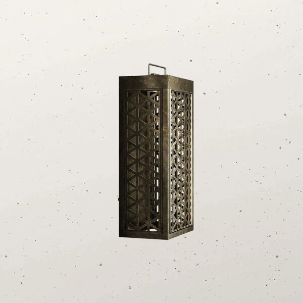 Grid Wall Lamp 293.04.OO - Antique Brass, 19x13.5xH40