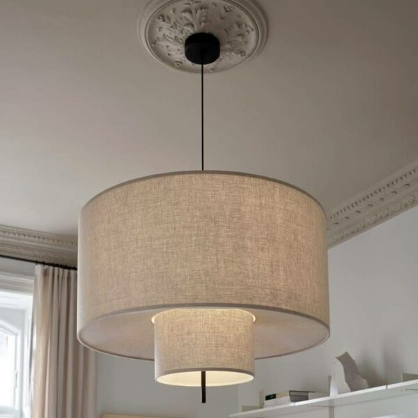 Margin Pendant Lamp - Beige, D90