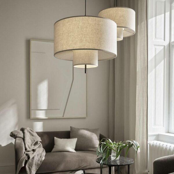 Margin Pendant Lamp - Beige, D90