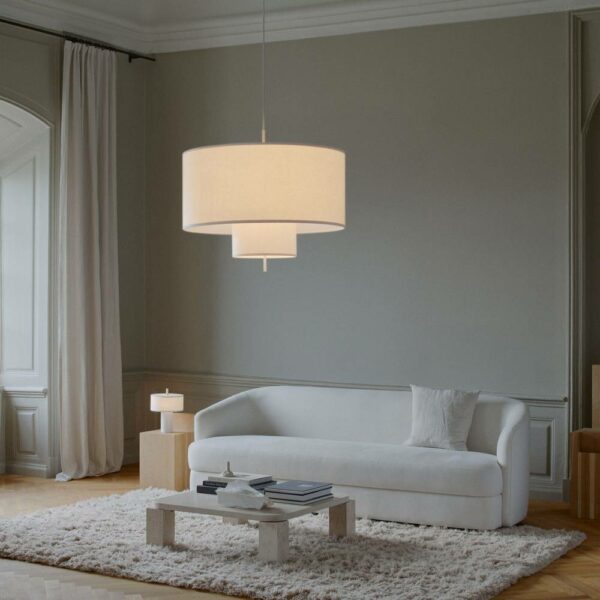 Margin Pendant Lamp - Beige, D90