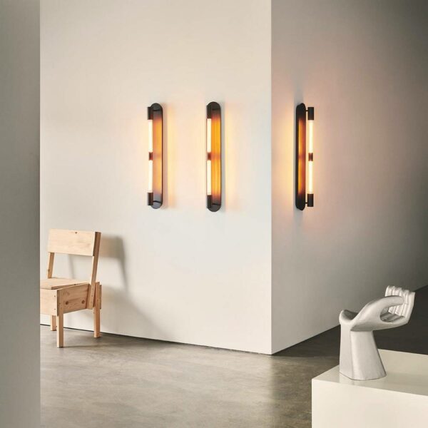 Liberty Double Wall Lamp - Black, 12×13×H83