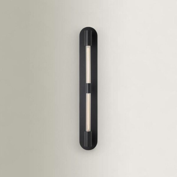 Liberty Double Wall Lamp - Black, 12×13×H83