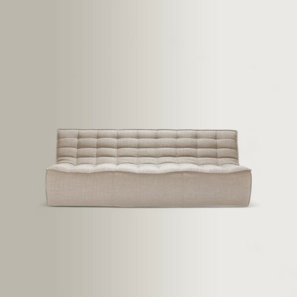 Καναπές N701 - Μπεζ, 210×91×H76