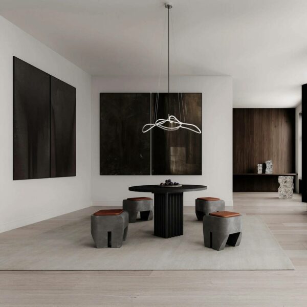 Φωτιστικό Οροφής Ghost Mini - Chrome, 116x62xH40