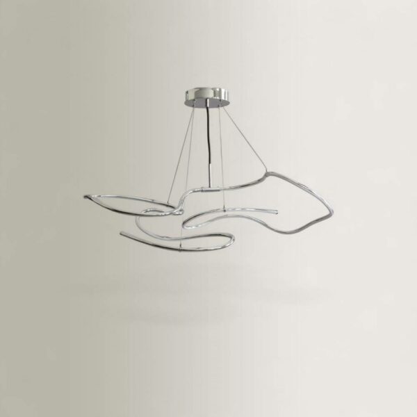 Φωτιστικό Οροφής Ghost Mini - Chrome, 116x62xH40