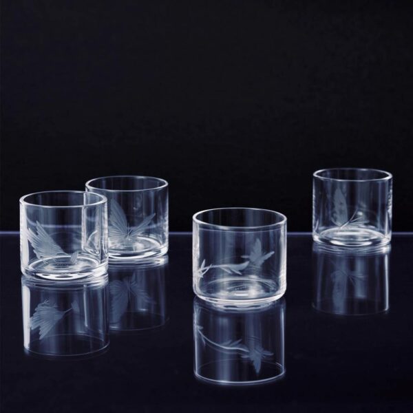 Σετ/4 Ποτήρια Shot - Χειροποίητα, 5,1x5,1×H4,1