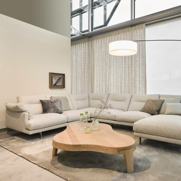 Isola Coffee Table - Sucupira natural CNC Milled Rings, 226x148 cm