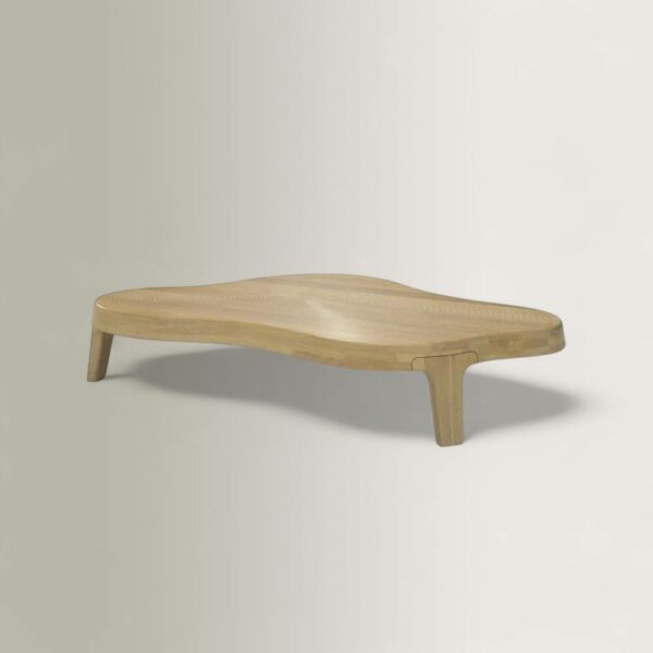 Isola Coffee Table - Sucupira natural CNC Milled Rings, 226x148 cm
