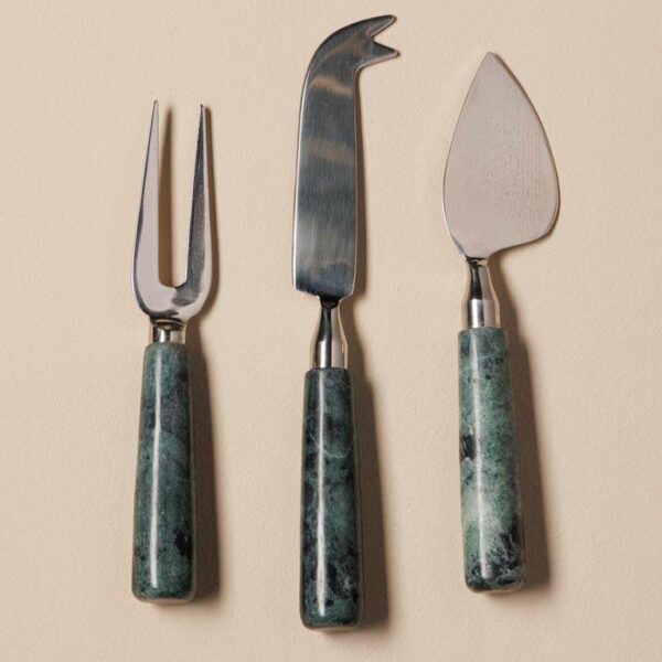 Σετ/3 Μαχαίρια Τυριών - Πράσινο, 20xH16,5