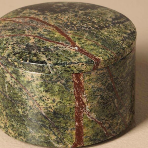 Forest Box - Green Marble, 7.5xH5