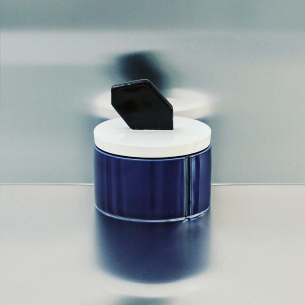 Scented Candle Candela 01 – Blue/Black, 17×17×16