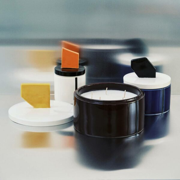 Scented Candle Candela 01 – Blue/Black, 17×17×16