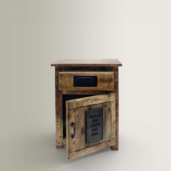 Bedside Table OCT19BS1D - 1 Drawer/1 Door