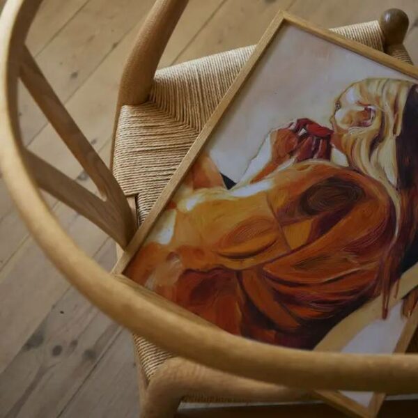 Blood Orange Painting - 50x70