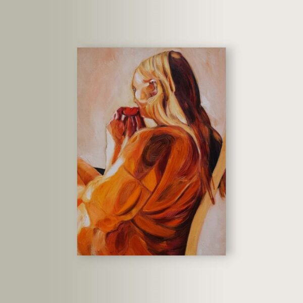 Blood Orange Painting - 50x70