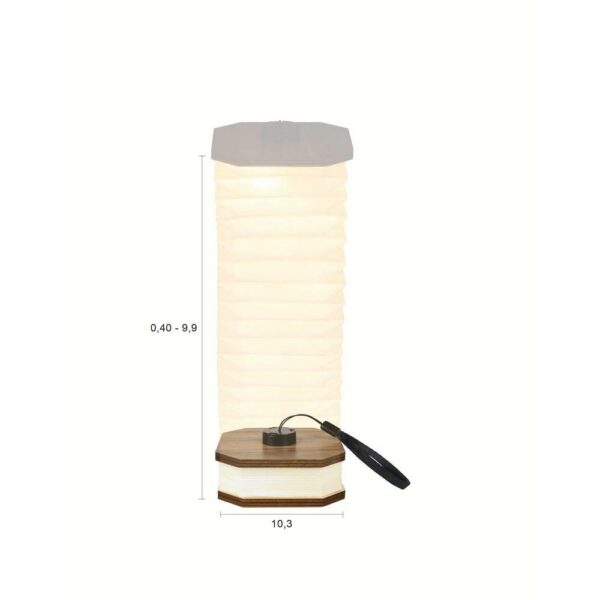 Επιτραπέζιο Φωτιστικό Cake - Brown, 10,3x10