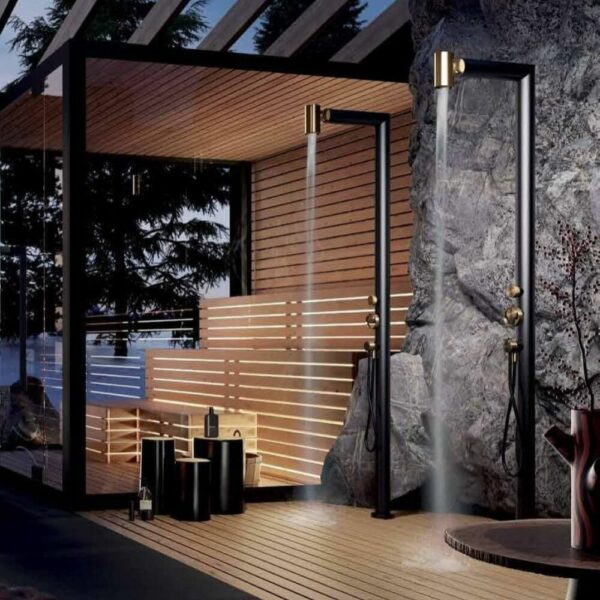 Ντους Εξωτερικού Χώρου - Steel/Warm Bronze