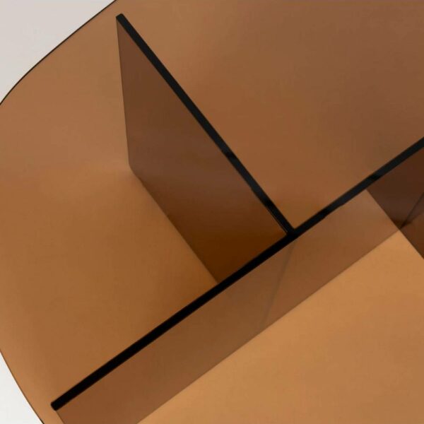 Τραπεζάκι Σαλονιού Lines - Brown, 80x60x40