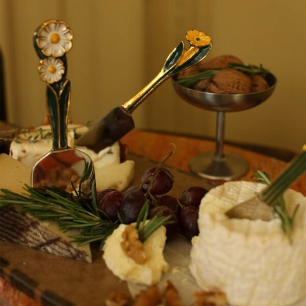 Σετ Τυριών Posy - Brass & Stainless Steel, 17x3x1