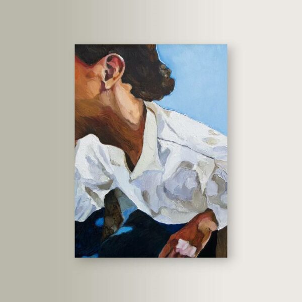 Painting The Man I Met at a Bar - 50x70