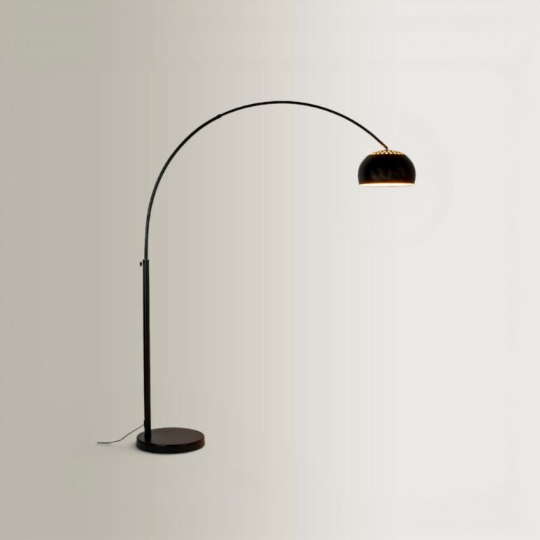 Φωτιστικό δαπέδου Metal bow black