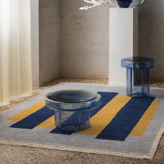 Χαλί Luigi 21 - Blue/Yellow, 173x236